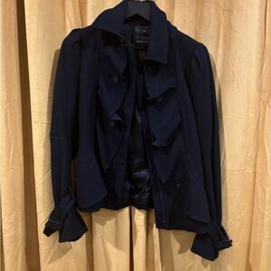 BCBG Navy Blue Wool Jacket (S)